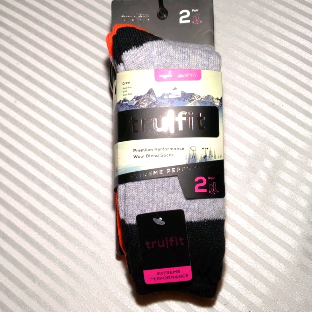 Tru fit premium performance wool blend socks